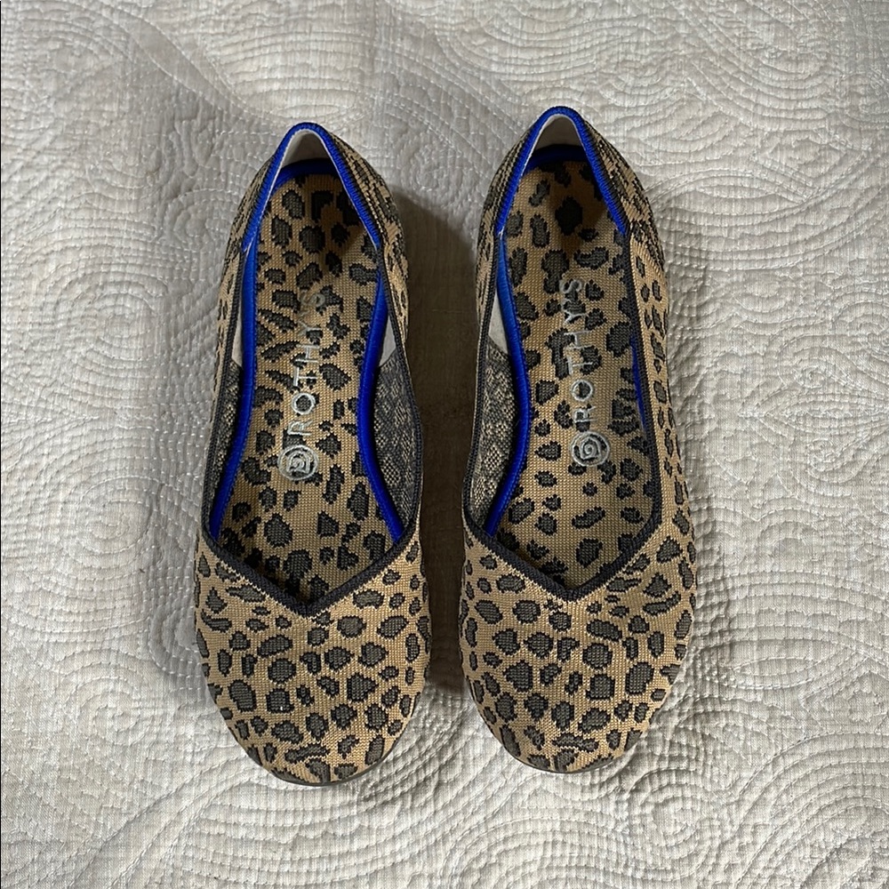 Rothy’s leopard flats
